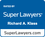 Super Lawyers logo badge for Richard Klass.